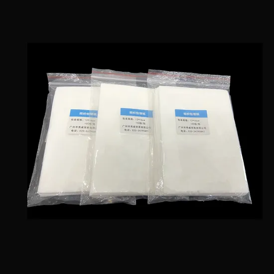 Fournitures médicales jetables de haute qualité Pathologie du tissu d'intégration du papier utilisé pour le laboratoire