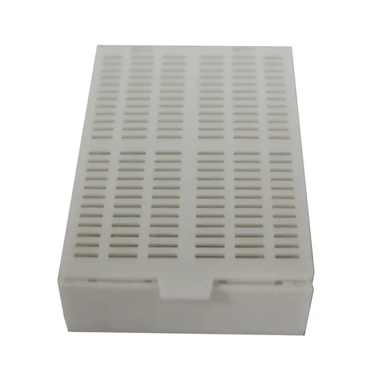 OEM Couleur personnalisée Tissue personnalisée Boîte à cassette utilisée pour les laboratoires d'histopathologie