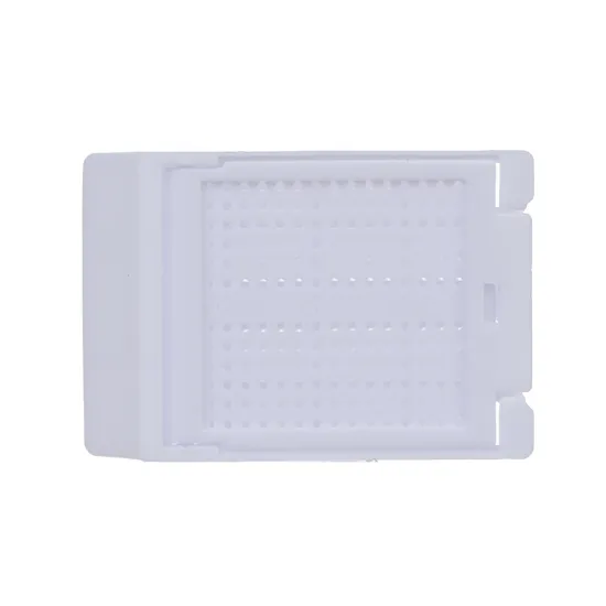 Fabricants chinoises Fournitures médicales jetables Cassette d'intégration de tissus utilisé pour une pathologie comparative